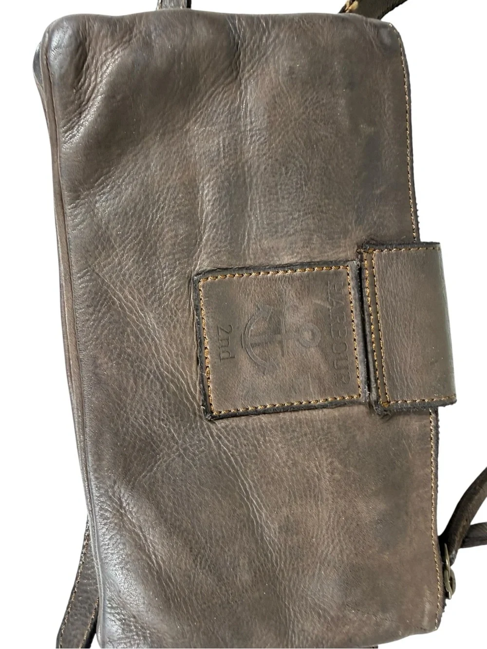 Harbour Leather Crossbody Bag with Decorative Ring